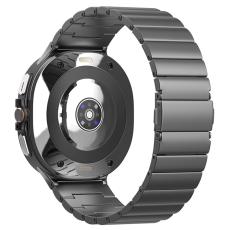  Samsung Galaxy Watch 8 46/44/40 mm Armband Metall Gr&aring; - Teknikhallen.se