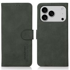 KHAZNEH KHAZNEH iPhone 17 Pro Fodral L&auml;der Gr&ouml;n - Teknikhallen.se