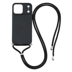  iPhone 17 Pro Skal Med Mobilsn&ouml;re TPU Svart - Teknikhallen.se