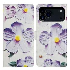  iPhone 17 Pro Max Fodral Med Tryck Lila Blommor - Teknikhallen.se