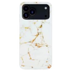  iPhone 17 Pro Max Skal Marmor TPU Vit - Teknikhallen.se
