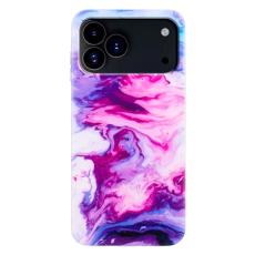  iPhone 17 Pro Max Skal Marmor TPU Rosa / Lila - Teknikhallen.se