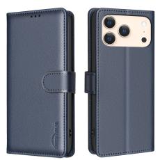 BINFEN BINFEN iPhone 17 Pro Max Fodral RFID L&auml;der Bl&aring; - Teknikhallen.se