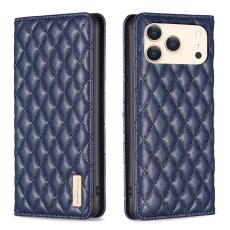 BINFEN BINFEN iPhone 17 Pro Max Fodral Diamond Flip L&auml;der Bl&aring; - Teknikhallen.se