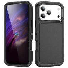  iPhone 17 Pro Max Skal Extreme Shockproof Hybrid Svart - Teknikhallen.se