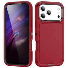  iPhone 17 Pro Max Skal Extreme Shockproof Hybrid R&ouml;d - Teknikhallen.se