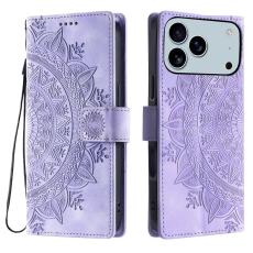  iPhone 17 Pro Max Fodral Mandala L&auml;der Lila - Teknikhallen.se