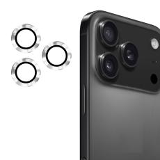 ENKAY ENKAY Phone 17 Pro Max / 17 Pro Linsskydd H&auml;rdat Glas Silver - Teknikhallen.se