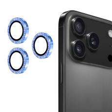 ENKAY ENKAY Phone 17 Pro Max / 17 Pro Linsskydd Glitter Bl&aring; - Teknikhallen.se