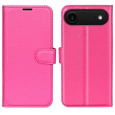  iPhone Air Fodral Litchi L&auml;der Rosa - Teknikhallen.se