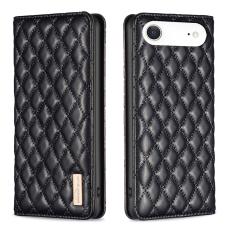 BINFEN BINFEN iPhone Air Fodral Diamond Flip L&auml;der Svart - Teknikhallen.se