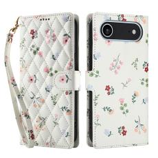  iPhone Air Fodral Rhombus L&auml;der Blommor Vit - Teknikhallen.se