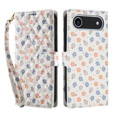  iPhone Air Fodral Rhombus L&auml;der Blommor Vit - Teknikhallen.se