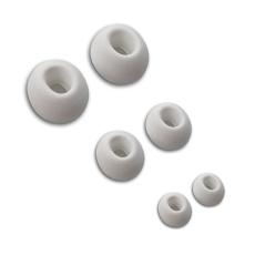  AirPods Pro 2 / AirPods Pro &Ouml;ronpluggar 3-PACK Silikon Vit - Teknikhallen.se