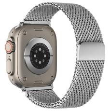  Apple Watch 38/40/41/42 mm Armband Milanese Silver - Teknikhallen.se