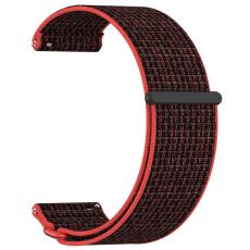  Garmin Venu X1 Armband Nylon Loop R&ouml;d / Svart - Teknikhallen.se