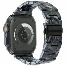 LEMONDA LEMONDA Apple Watch 42/44/45/46/49 mm Armband Resin Svart - Teknikhallen.se