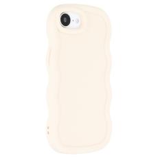  iPhone 17e / 16e Mobilskal Wavy Off White - Teknikhallen.se