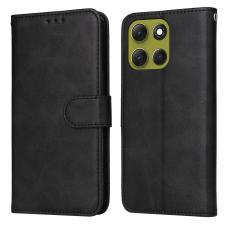  Motorola Moto G86 Power / G86 5G Fodral L&auml;der Svart - Teknikhallen.se