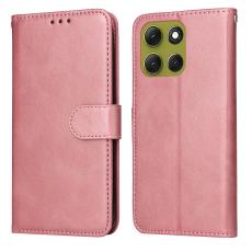  Motorola Moto G86 Power / G86 5G Fodral L&auml;der Ros&eacute;guld - Teknikhallen.se