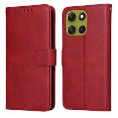  Motorola Moto G86 Power / G86 5G Fodral L&auml;der R&ouml;d - Teknikhallen.se