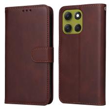  Motorola Moto G86 Power / G86 5G Fodral L&auml;der Brun - Teknikhallen.se
