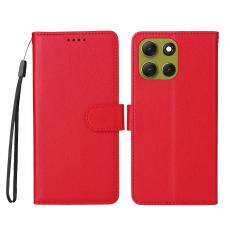  Motorola Moto G86 Power / G86 5G Fodral L&auml;der R&ouml;d - Teknikhallen.se