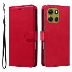  Motorola Moto G86 Power / G86 5G Fodral L&auml;der R&ouml;d - Teknikhallen.se