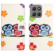  Motorola Moto G86 Power/G86 5G Fodral Med Tryck Ugglor - Teknikhallen.se