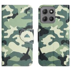  Motorola Moto G86 Power/G86 5G Fodral L&auml;der Camouflage - Teknikhallen.se