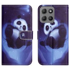  Motorola Moto G86 Power/G86 5G Fodral L&auml;der Panda - Teknikhallen.se