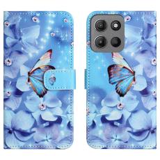  Motorola Moto G86 Power/G86 5G Fodral Blommor / Fj&auml;ril - Teknikhallen.se