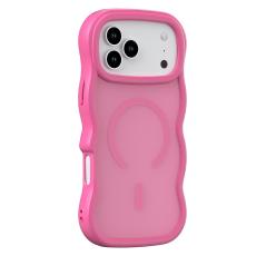  iPhone 17 Pro Max Skal MagSafe Wavy Matt Rosa - Teknikhallen.se