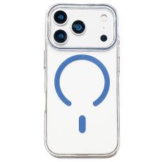  iPhone 17 Pro Max Skal MagSafe Transparent / Bl&aring; - Teknikhallen.se
