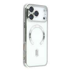  iPhone 17 Pro Max Skal MagSafe Electroplated TPU Silver - Teknikhallen.se