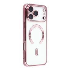  iPhone 17 Pro Max Skal MagSafe Electroplated TPU Rosa - Teknikhallen.se