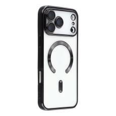  iPhone 17 Pro Max Skal MagSafe Electroplated TPU Svart - Teknikhallen.se