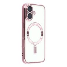  iPhone 17 Skal MagSafe Electroplated TPU Rosa - Teknikhallen.se