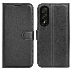  OnePlus Nord 5 5G Fodral Litchi L&auml;der Svart - Teknikhallen.se