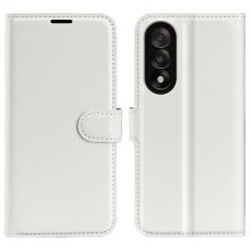  OnePlus Nord 5 5G Fodral Litchi L&auml;der Vit - Teknikhallen.se