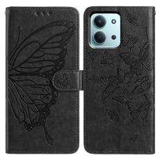  Xiaomi Redmi 15C Fodral Fj&auml;ril Tryck Svart - Teknikhallen.se