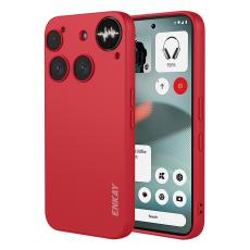 ENKAY ENKAY Nothing Phone 3 Skal Silikon R&ouml;d - Teknikhallen.se