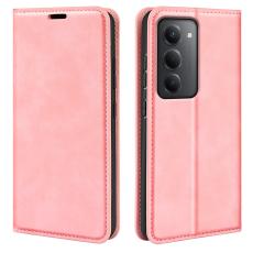  Xiaomi Redmi 15 Fodral Skin Touch L&auml;der Rosa - Teknikhallen.se