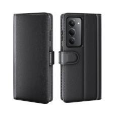  Xiaomi Redmi 15 Fodral Premium &Auml;kta L&auml;der Svart - Teknikhallen.se