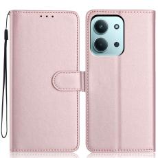  Xiaomi Redmi 15C Fodral L&auml;der Ros&eacute;guld - Teknikhallen.se