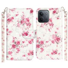  Xiaomi Redmi 15C Fodral Med Tryck Rosor - Teknikhallen.se