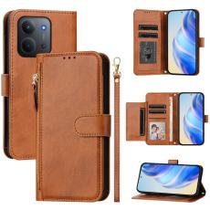  Xiaomi Redmi 15C Pl&aring;nboksfodral L&auml;der Brun - Teknikhallen.se
