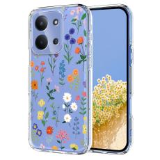  Xiaomi Redmi 15C Skal Med Tryck Blommor - Teknikhallen.se