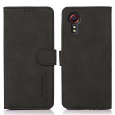KHAZNEH KHAZNEH Samsung Galaxy Xcover 7 Fodral L&auml;der Svart - Teknikhallen.se
