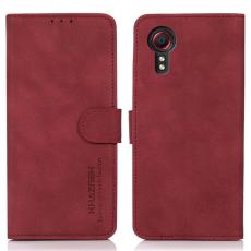 KHAZNEH KHAZNEH Samsung Galaxy Xcover 7 Fodral L&auml;der R&ouml;d - Teknikhallen.se